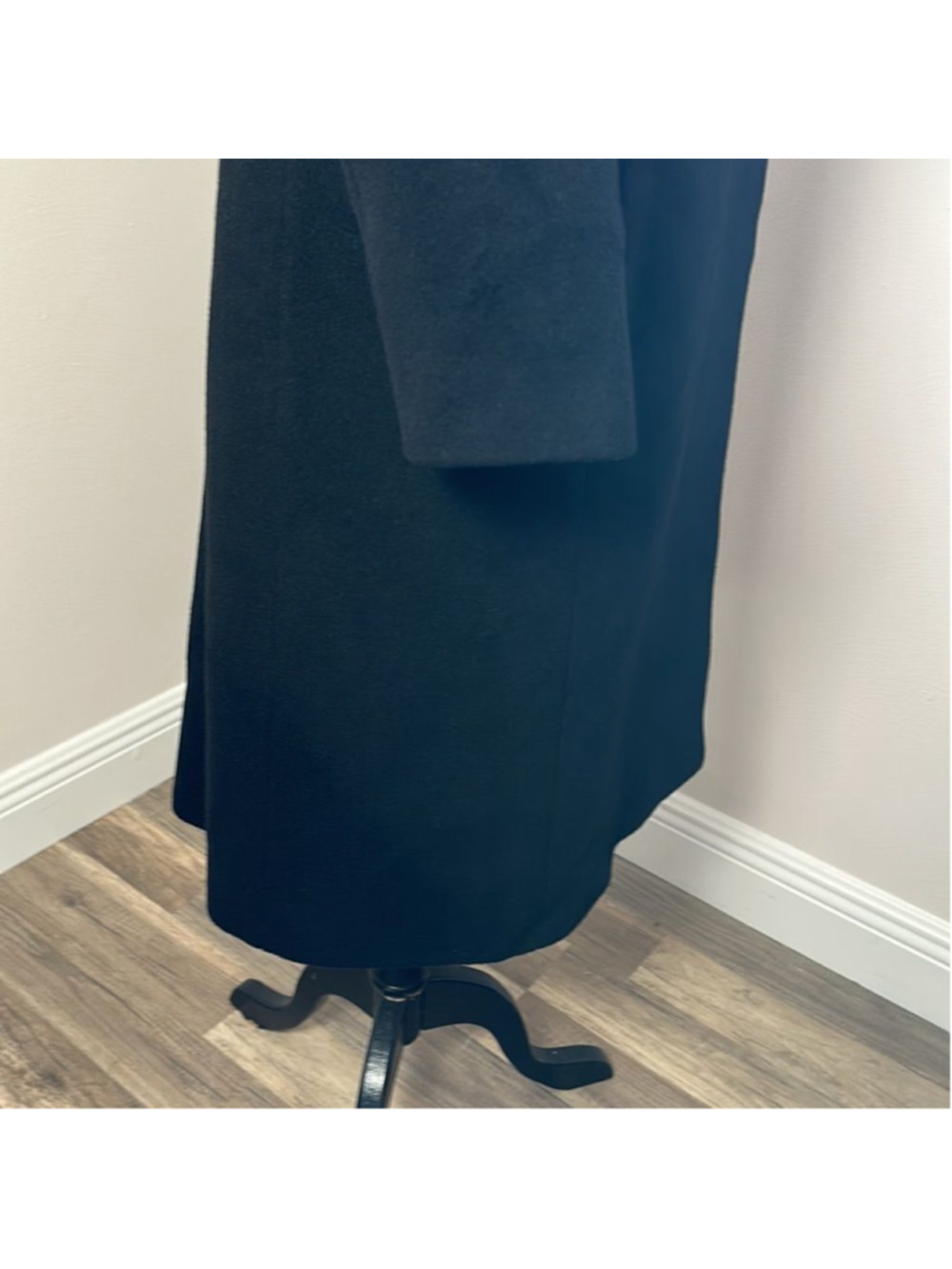 NWOT Cinzia Rocca wool and cashmere coat Size 12 chinchilla - Picture 10 of 16